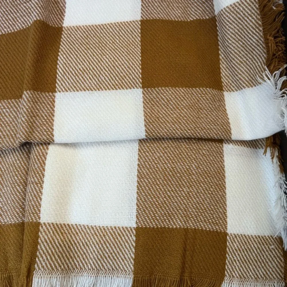 Madewell Buffalo Check Blanket Scarf NWT